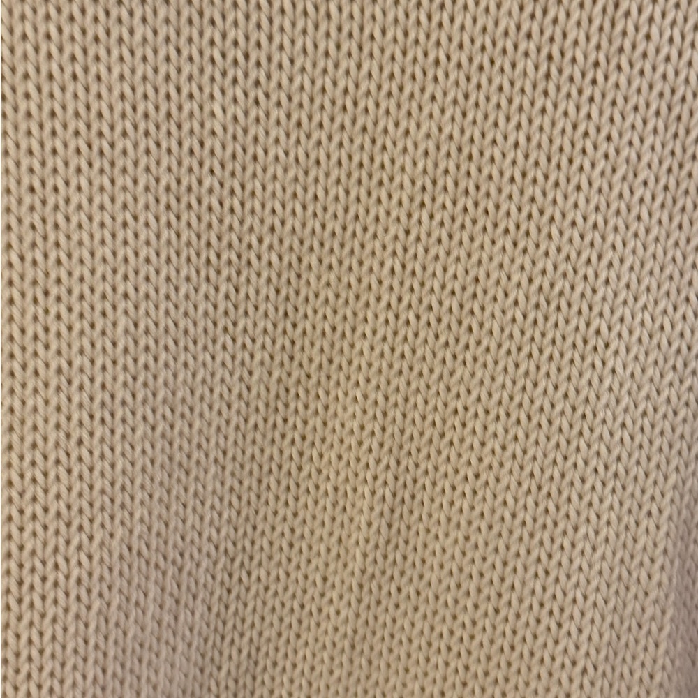 Eileen Fisher Cream V-Neck Sweater 100% Organic Cotton. Size 1X - Picture 7 of 7